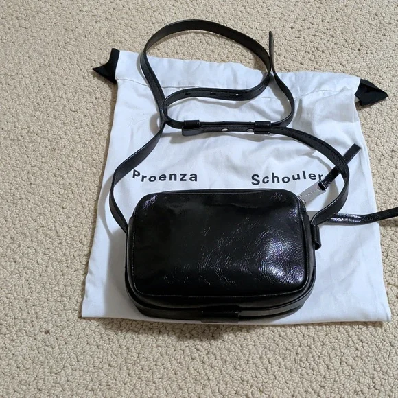 Prozena Schouler White Label Watts Crinkled Camera Bag - Picture 2 of 12